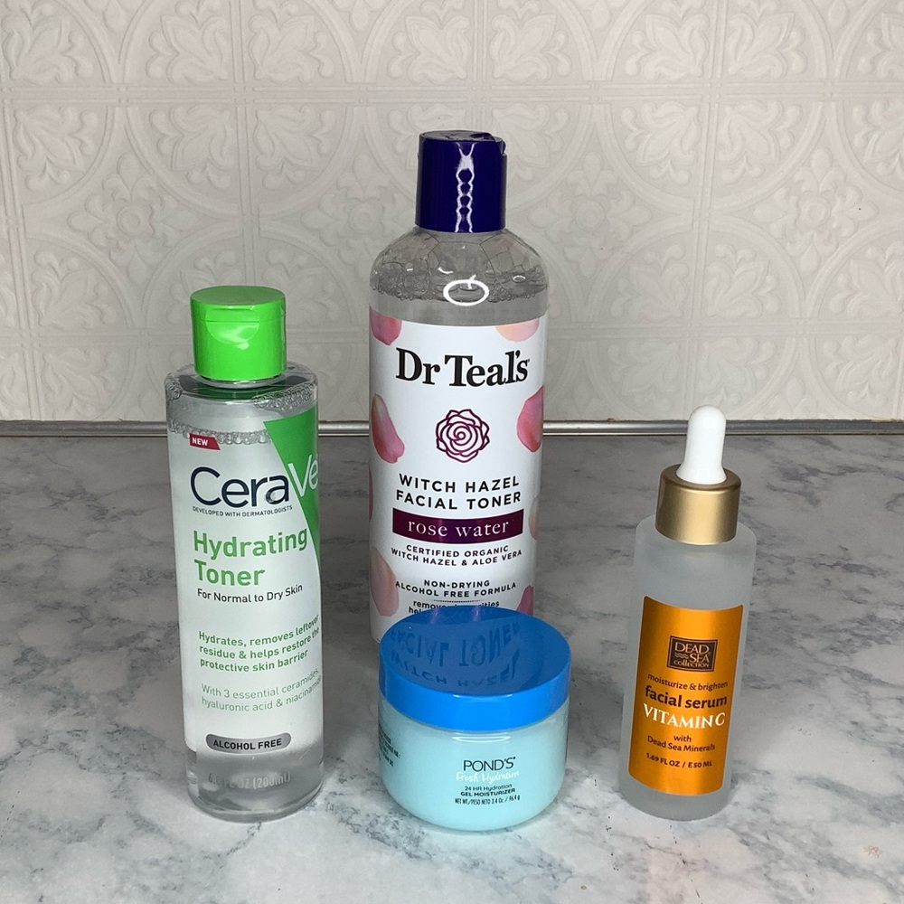 < NEW CeraVe, Dr. Teal’s, Etc. Skincare Bundle > - Picture 1 of 7